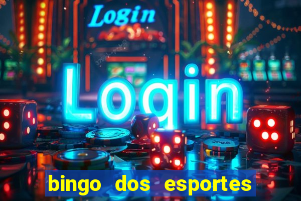 bingo dos esportes para imprimir